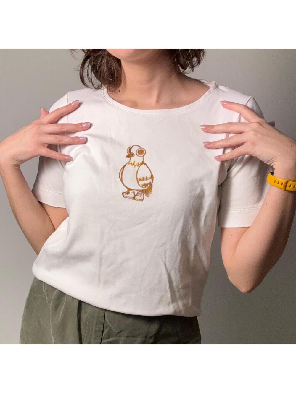 Custom Pigeon Tee XS